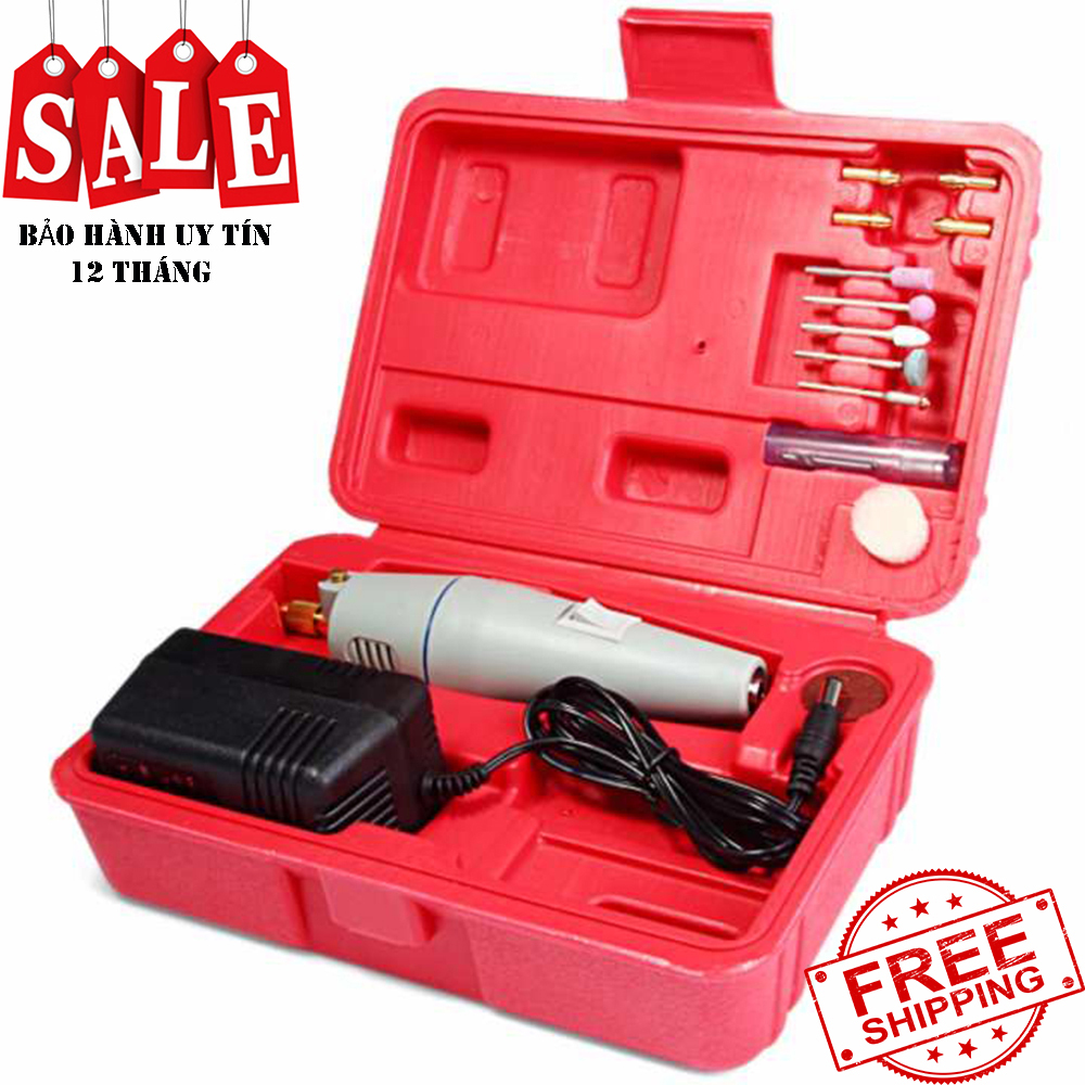 Bộ khoan tay, máy khoan mài cắt cầm tay mini - khoan mini đa năng tiện lợi, chuyên khoan vỉ mạch điện tử - bảo hành 6 tháng