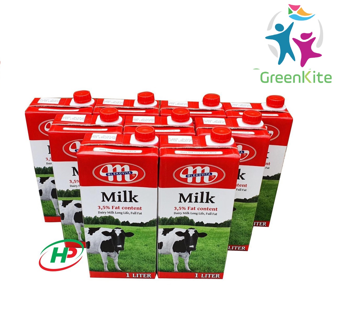 HCMThùng 12 Hộp Sữa Tươi Ba Lan Tiệt trùng Mlekovita Full Cream I Love Milk