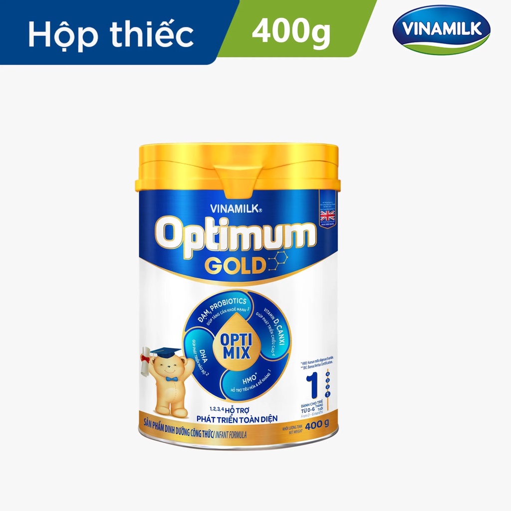 Sữa Optimum Gold 1 400g HSD T2026