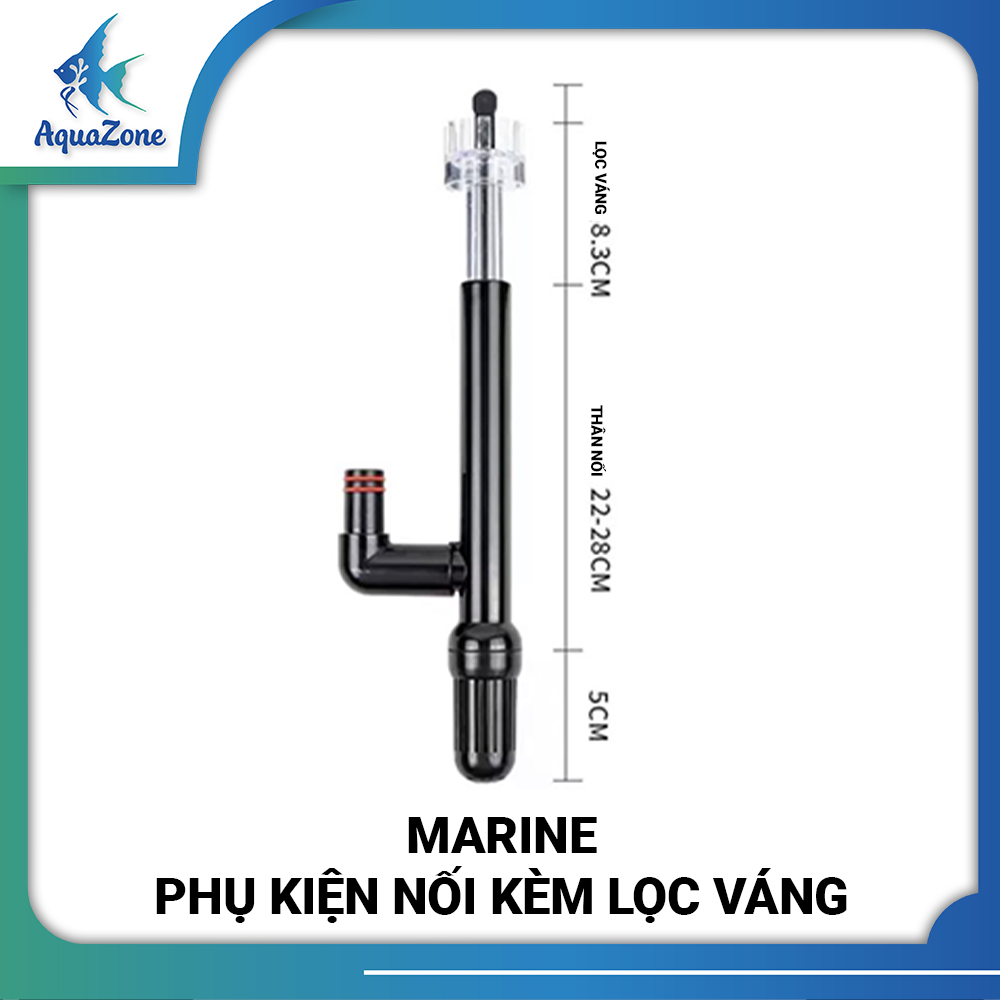 Phụ kiện dành cho lọc treo Marine ( ống nối dài, ống nối hút váng, đầu out, ống nối đầu in out)