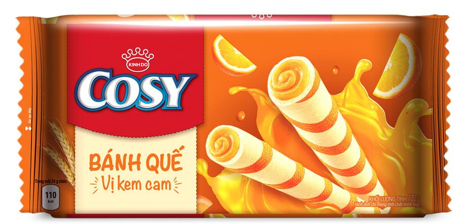 Combo 5 gói bánh Quế Cosy 132G (Trộn Vị)