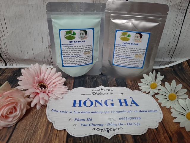 500gr bột đắp mặt nạ Dẻo Bạc Hà Handmade giá sỉ