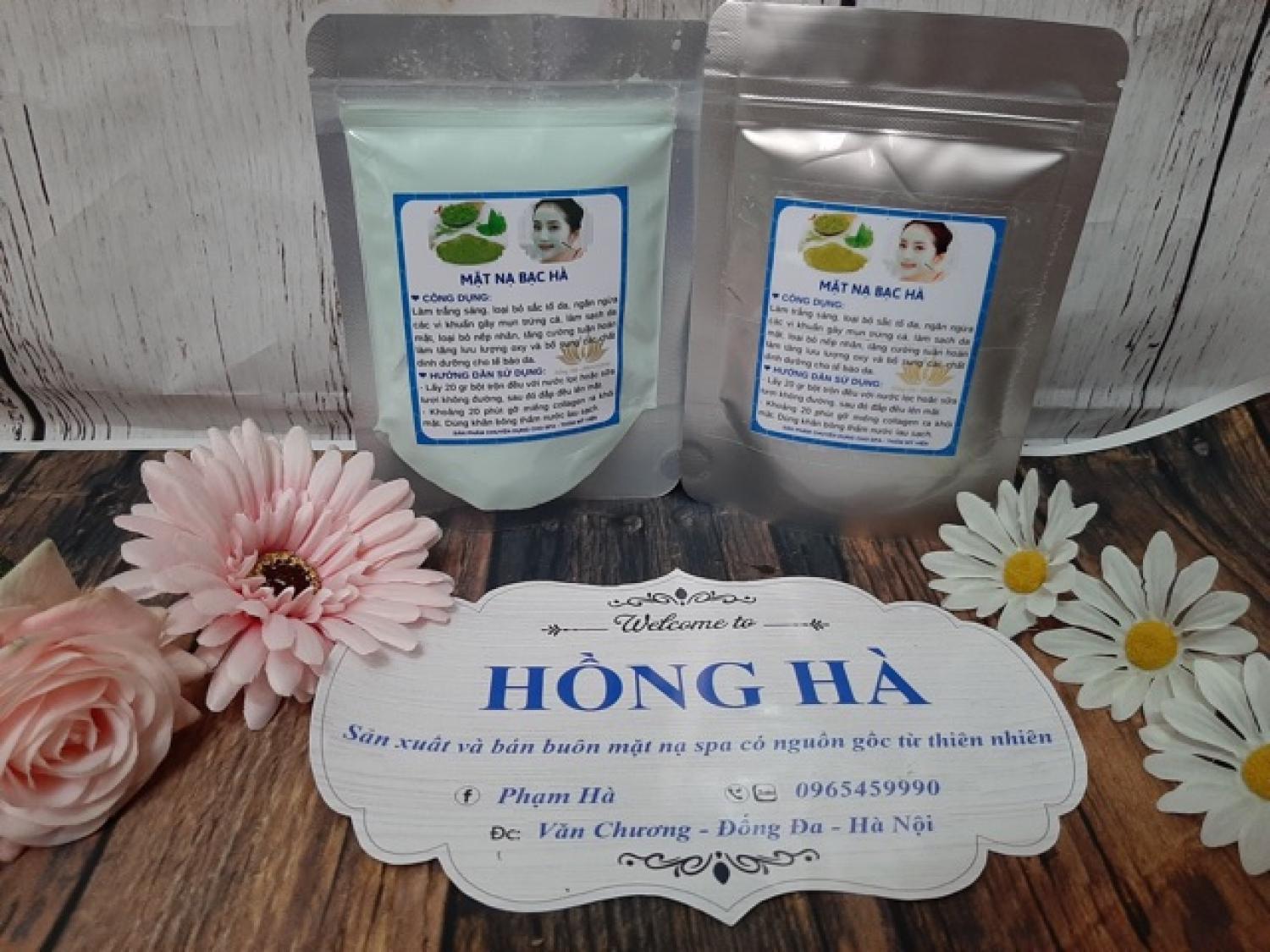 1kg Bột mặt nạ Dẻo Bạc Hà HandMade (giá sỉ)