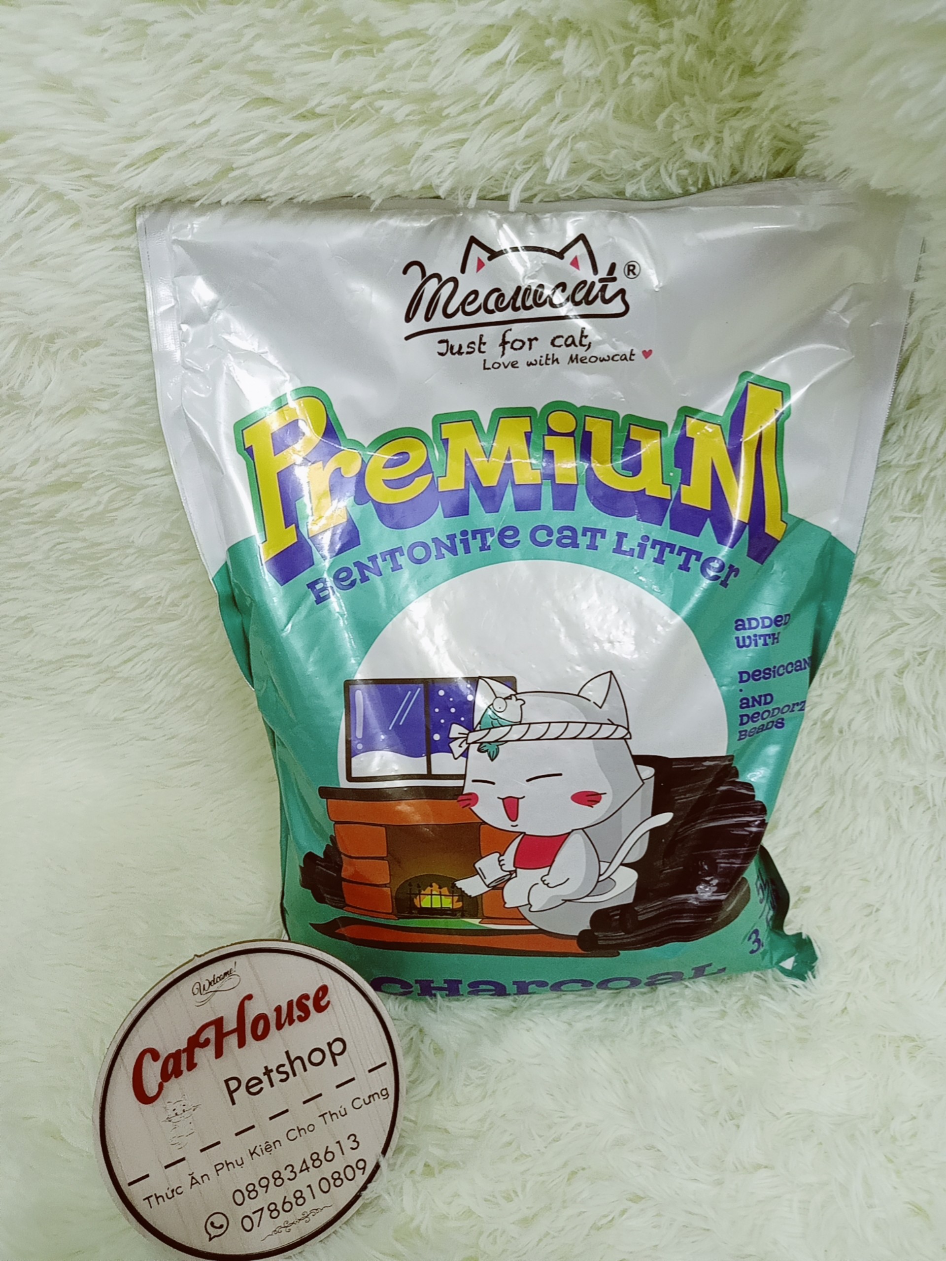 [HCM]Cát VỆ Sinh Meowcat Bentonite 5L