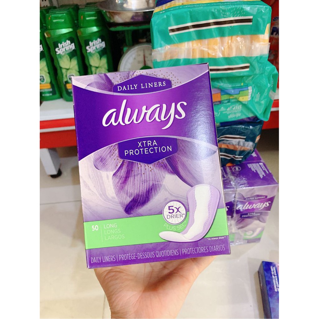 Băng vệ sinh hằng ngày ALWAYS Xtra protection (56m)