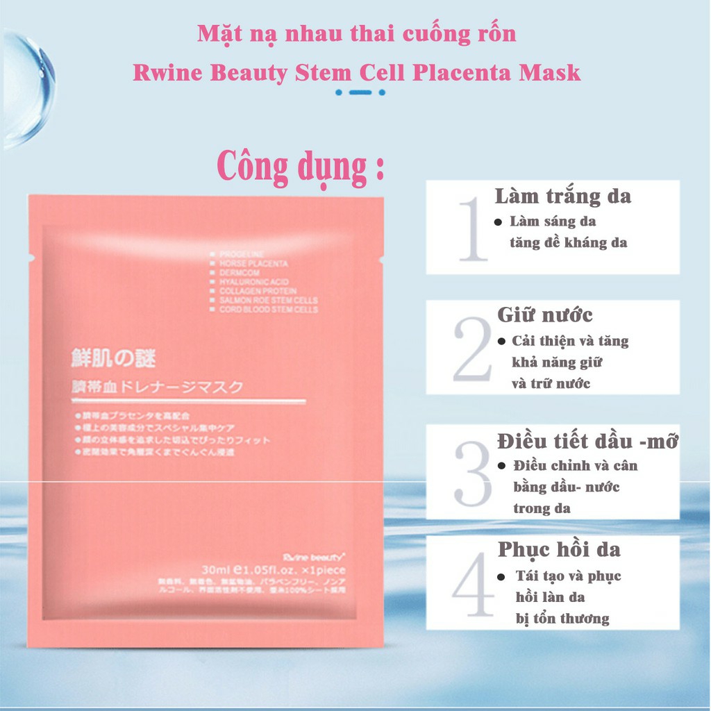 Mặt Nạ Tế Bào Gốc Nhau Thai Cừu 40ml