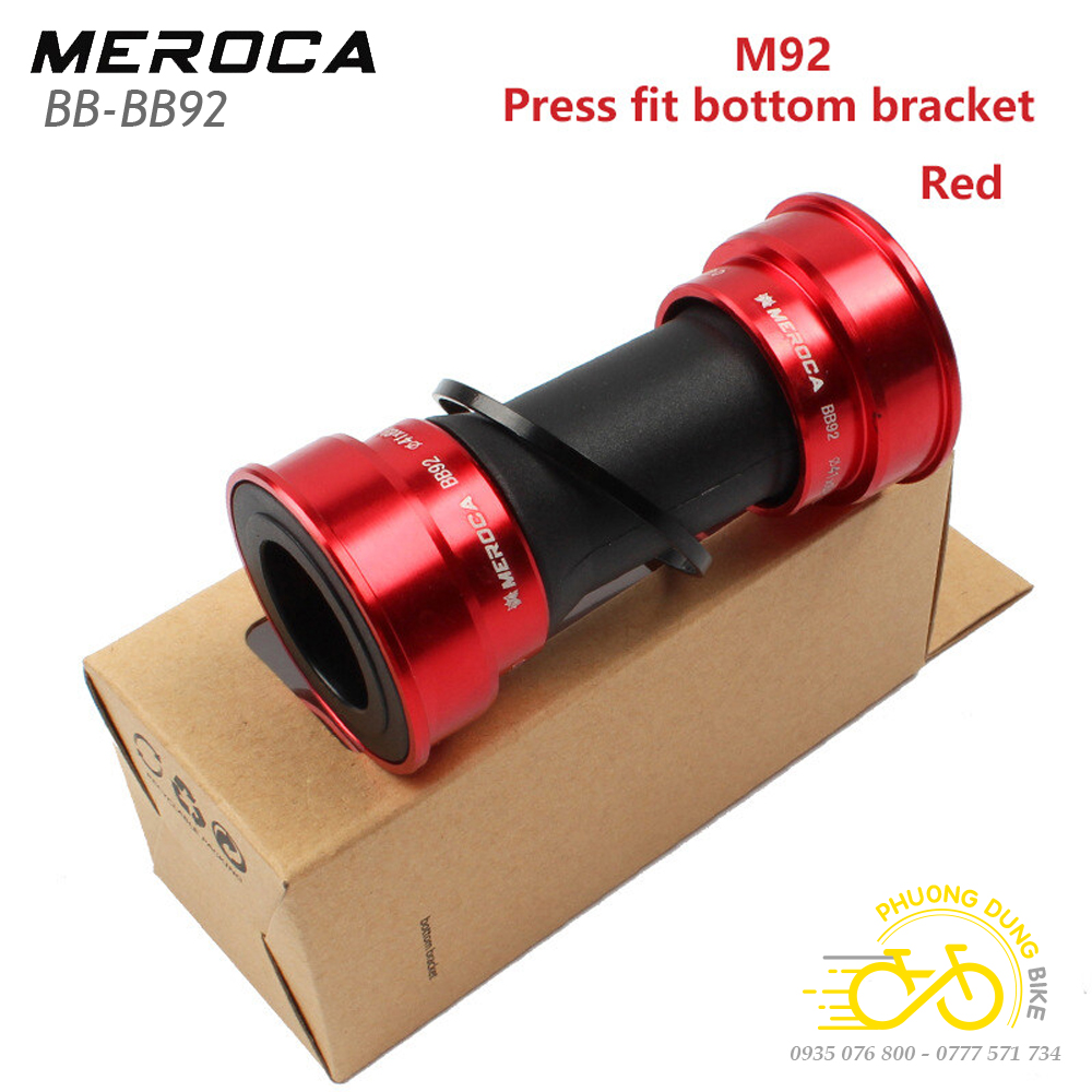 Meroca Bb92 Hollow Core Bicycle Center Shaft (Bb Pressed)