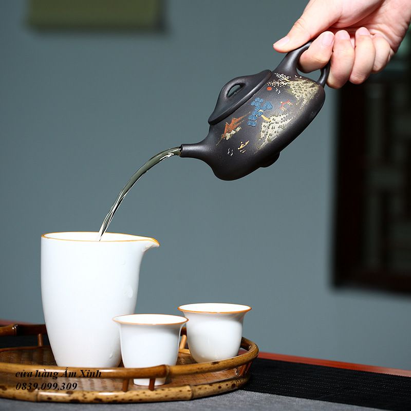 Ấm Tử Sa Nghi Hưng Thạch Biều 250 ml