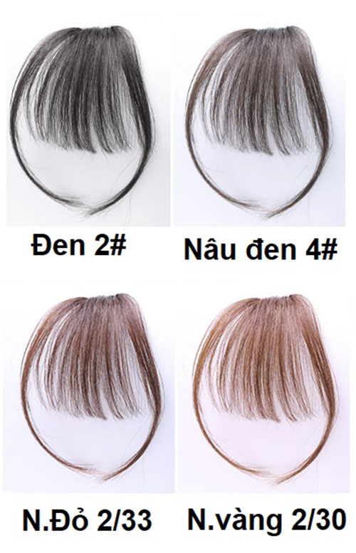 Tóc mái thưa làm từ tóc thật 100%💖FREESHIP💖 tóc mái dệt tay thủ công, tóc mái làm từ tóc thật