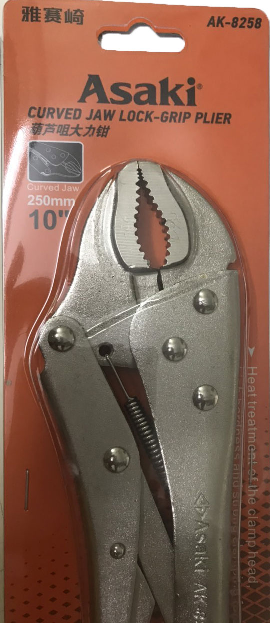 Kìm chết asaki ak-8258 c2-10inch