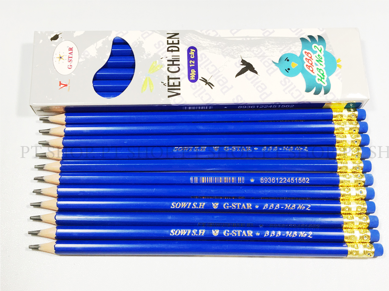 HỘP 12 CÂY VIẾT CHÌ HB CAO CẤP GSTAR BBB