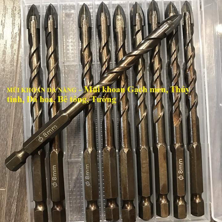 Mũi khoan đa năng chuôi lục giác 8mm