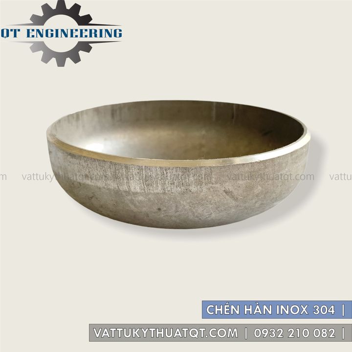 Chén Hàn Inox 304 (SCH10) - Phi 60,76,90,114,141mm - VATTUKYTHUATQT.COM