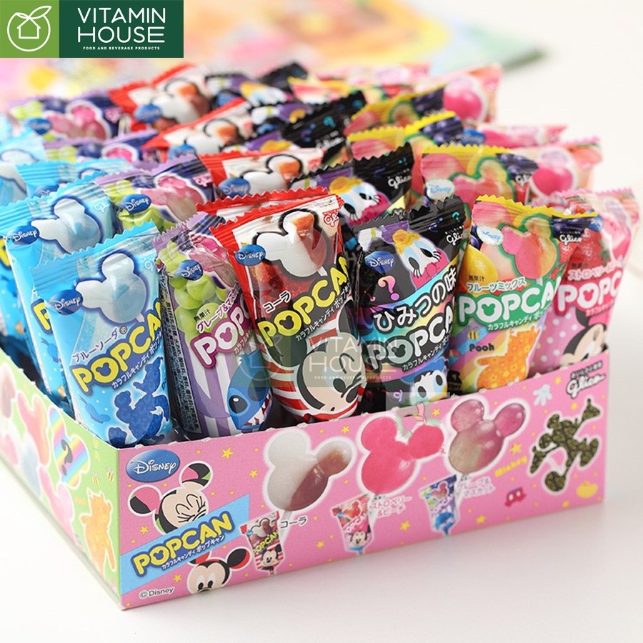 Combo 5 Kẹo mút Popcan Glico Mickey Nhật [Vitamin House]
