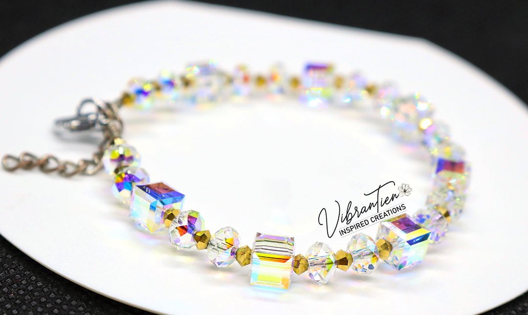 Vòng tay pha lê Swarovski handmade B.02