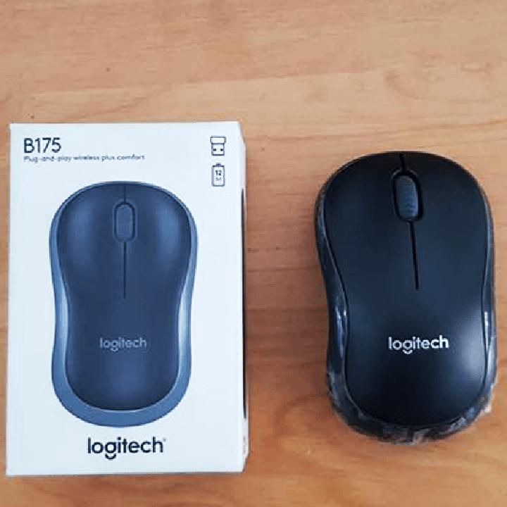[HCM]Chuột vi tính không dây cao cấp Logitech B175 Wireless (Đen )