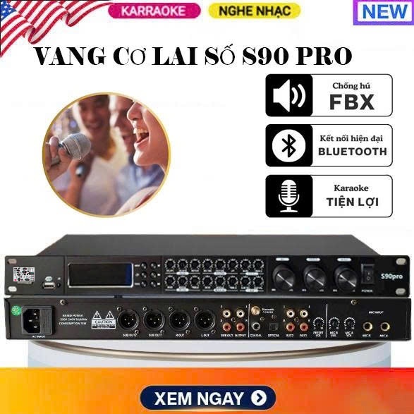 NEW 2025 | Vang Số JB S90 PRO xử lý âm thanh Echo, Delay, Reverb, Chỉnh Music, Micro Và Effect Cho Âm Hay, Mượt Mà Trong Trẻo.
