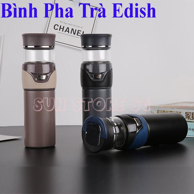 Bình pha trà, bình giữ nhiệt pha trà đa năng inox, bình pha trà Edish, cực kì độc đáo, tiện dụng,nhỏ gọn khi bạn mang đi làm, đi chơi, picnic bảo hành 1 đổi 1 trong 12 tháng