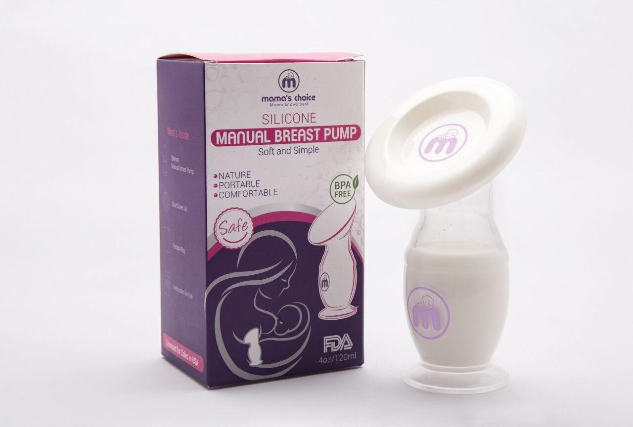 CỐC HỨNG SỮA SILICONE MAMA'S CHOICE CHÍNH HÃNG