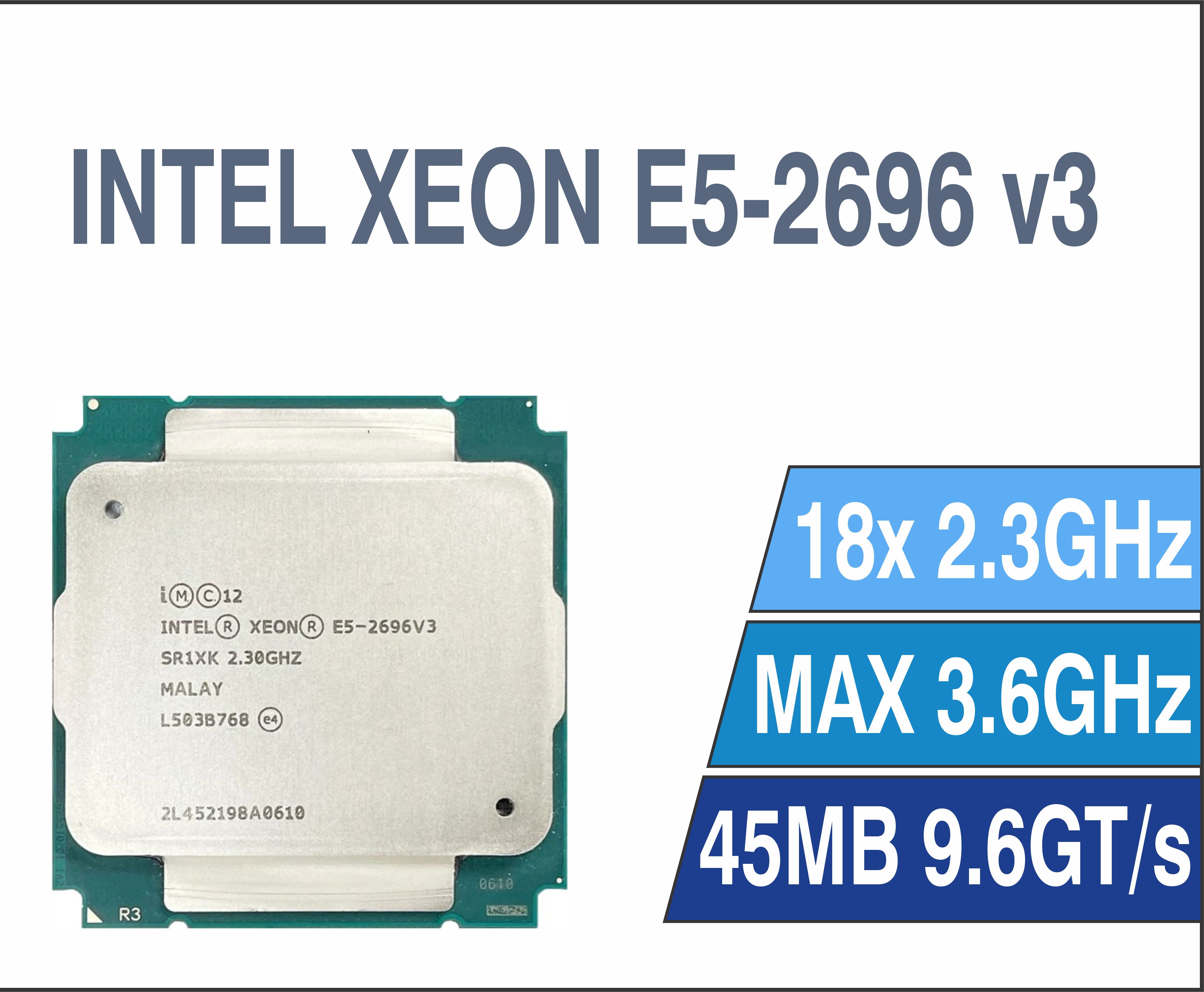 CPU INTEL XEON E5 2696V3 (18C/36T, 45M CACHE, 2.3GHZ TURBO 3.6GHZ) SOCKET 2011. Bảo hành 12T