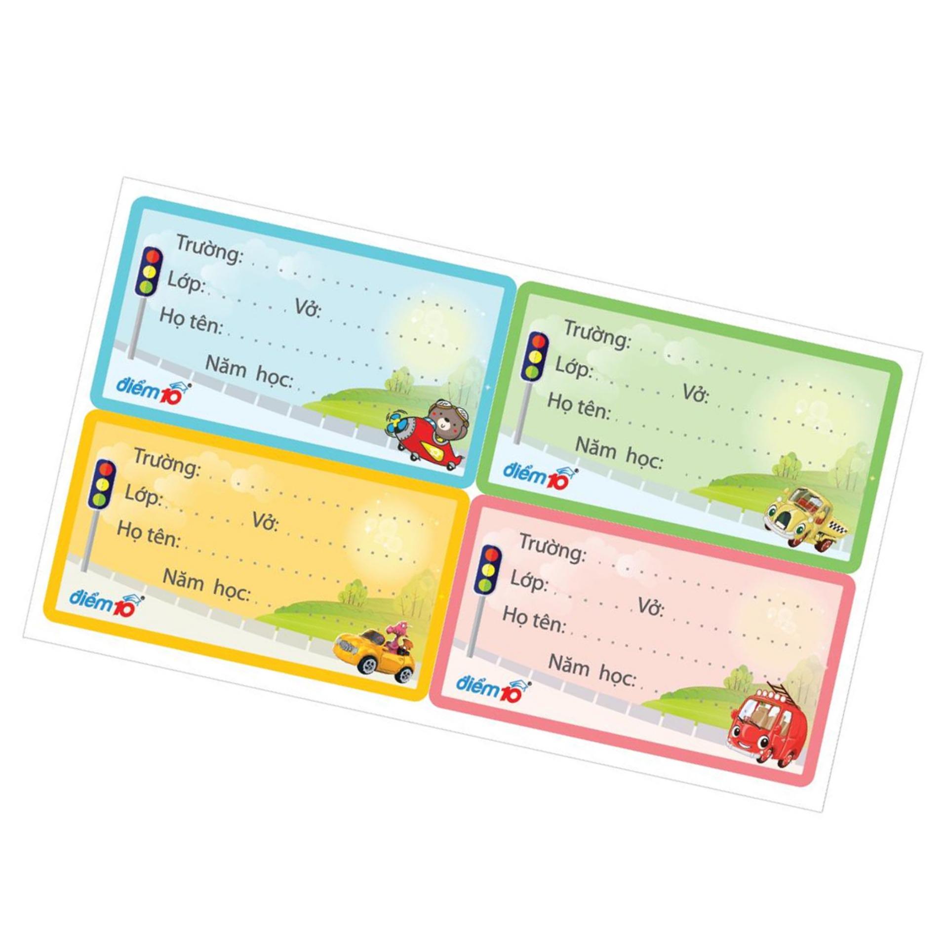 Combo 160 Nhãn vở Điểm 10 TP-NBL02