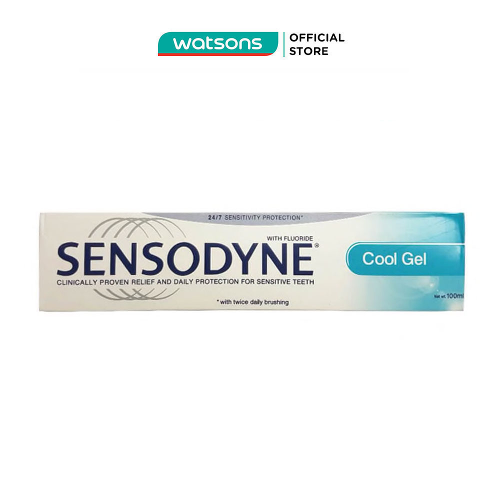 Kem đánh răng mát lạnh sensodyne cool gel 100g