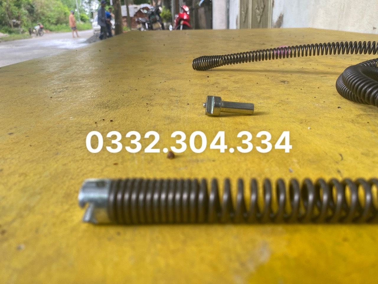 2,5M dây mềm+ Kết nối máy khoan ( thông tắc bồn cầu ,bồn rửa mặt , bồn rửa chén ...)