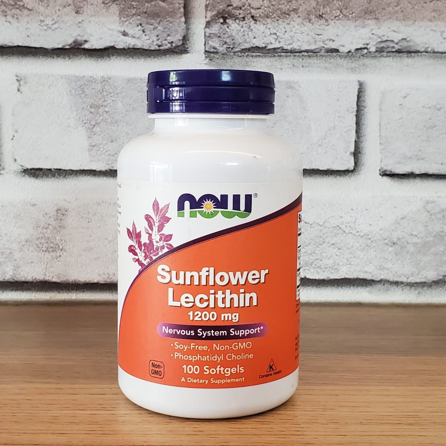Viên uống chống tắc tia sữa Now Sunflower Lecithin 1200mg Mỹ - 100v