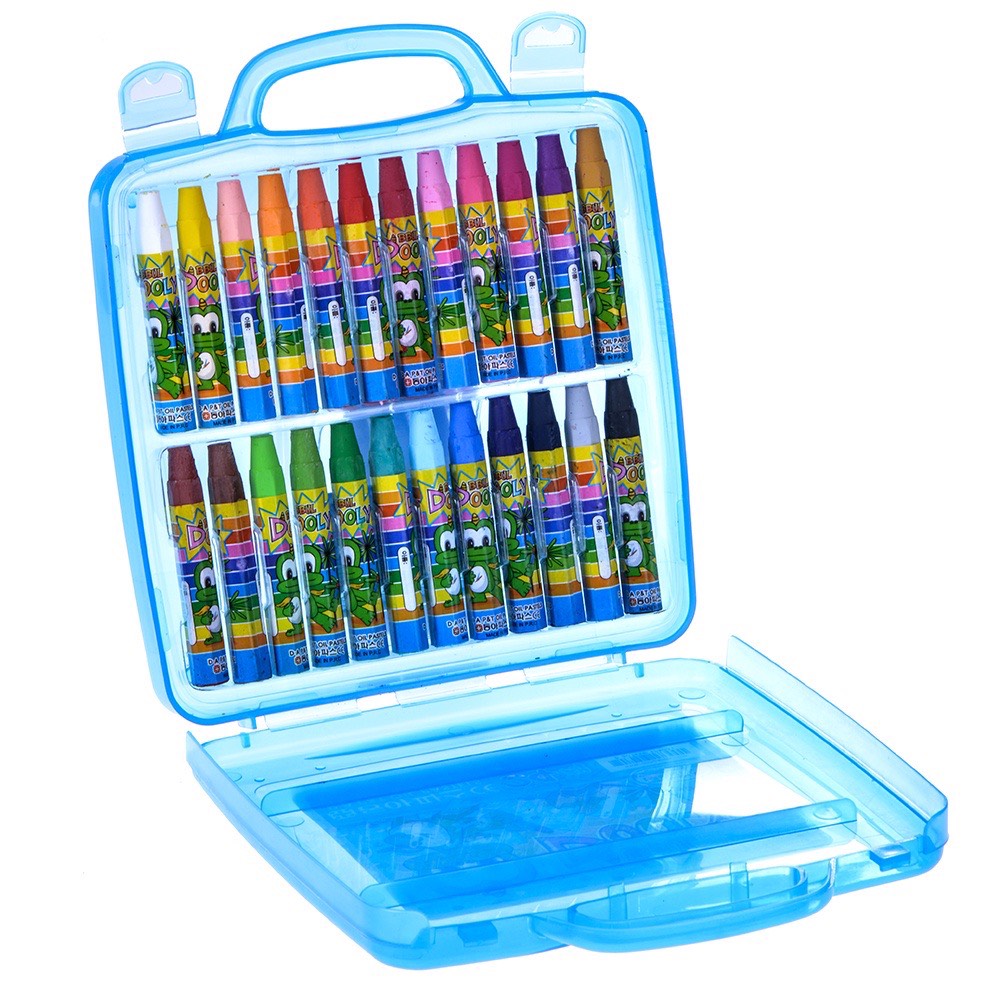 Hộp 24 Bút Sáp Màu Dooly D.A P&T - K Pen