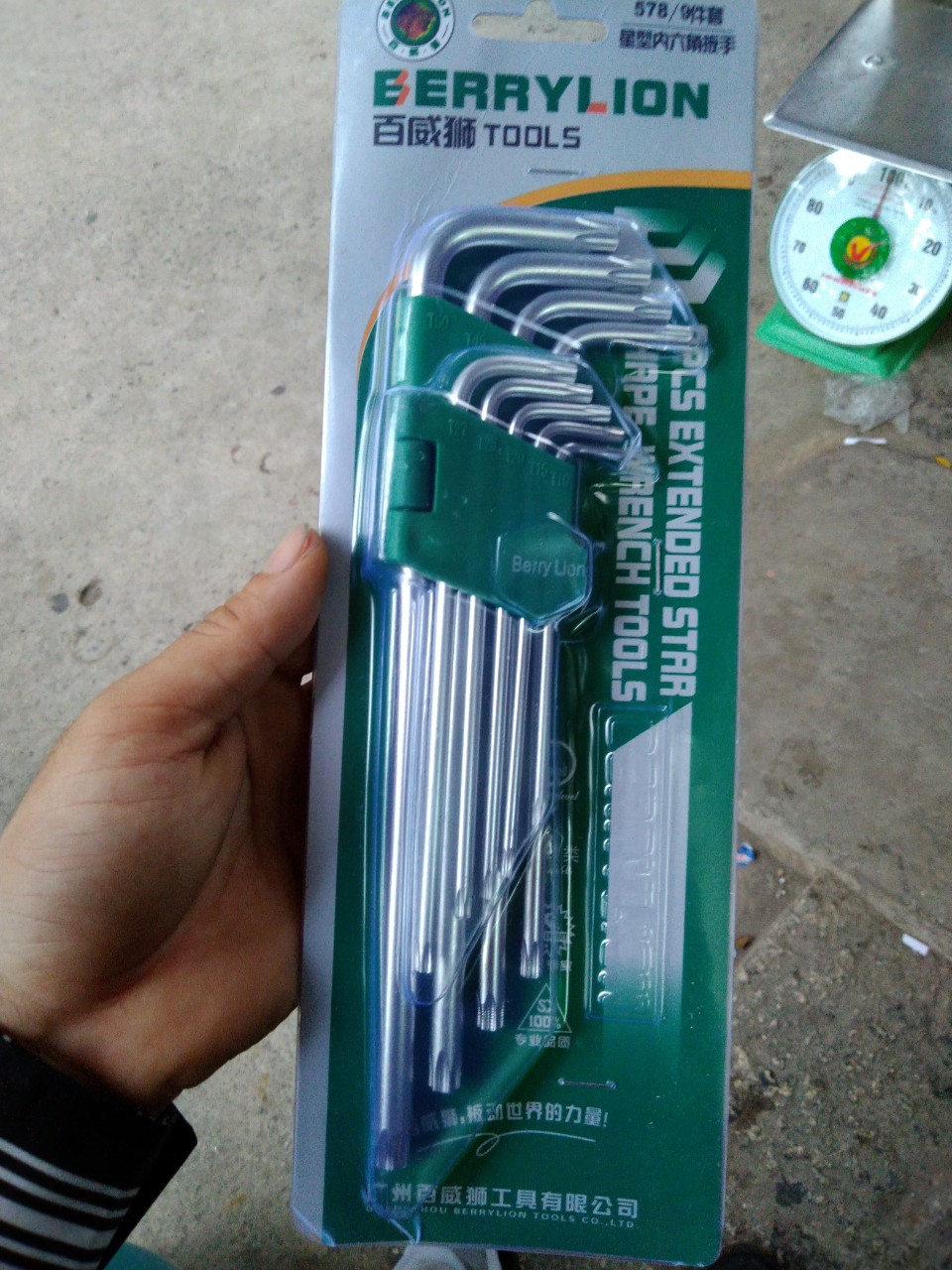 Bộ lục giác bông 9 cây 