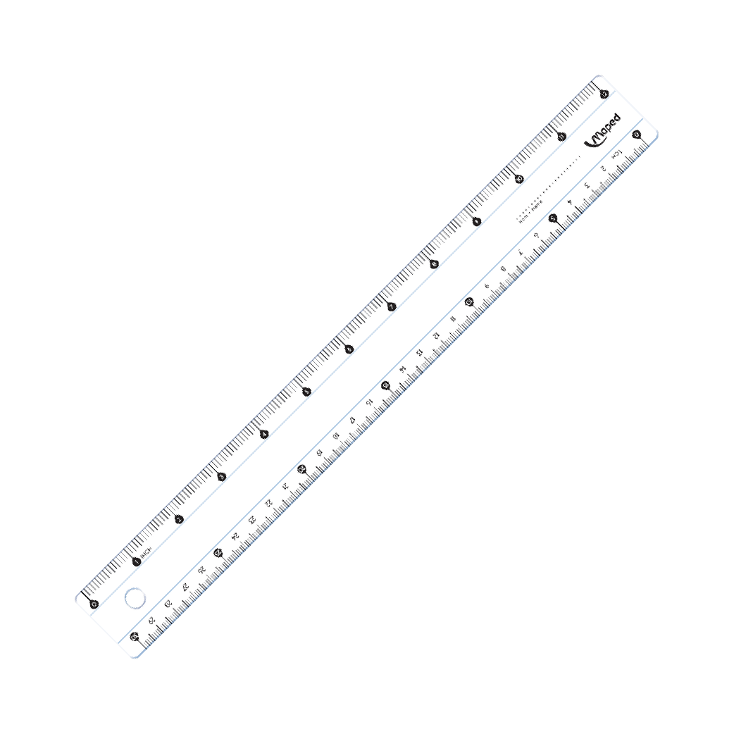 MAPED - Thước cứng Essentials 15/20/30cm - 1 cây