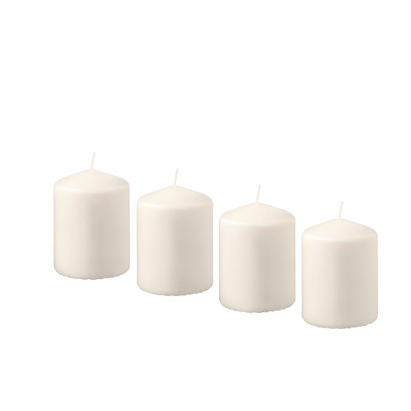 Bộ 4 Nến Block Hemsjo Ikea
