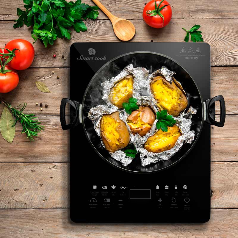 Bếp điện từ Smartcook ICS-3873 ( Điện áp 220V - Công suất 2.100W - BH 12 tháng)
