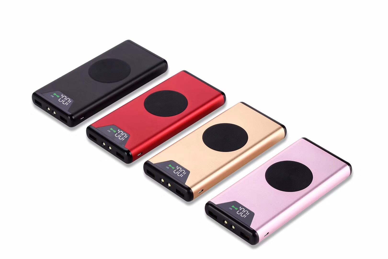 Sạc dự phòng Qi 14000mah Power không dây