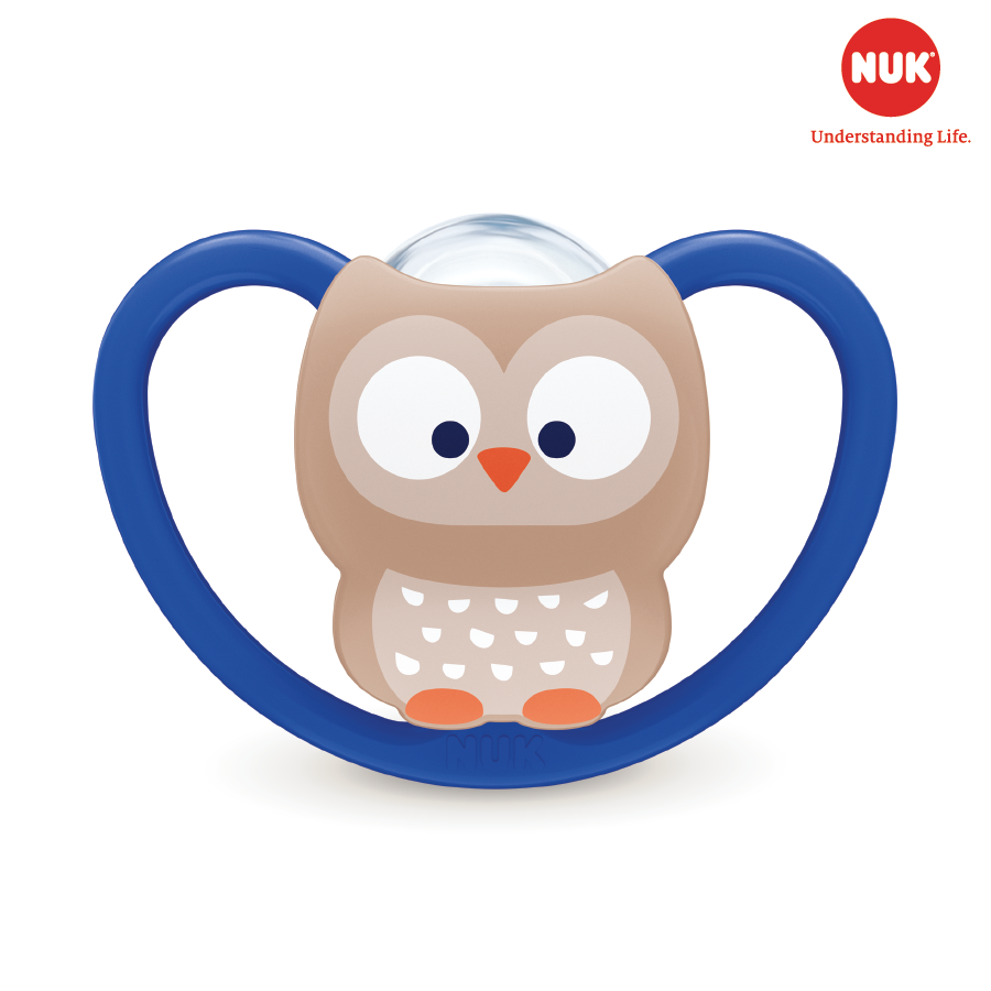 BỘ 2 TI GIẢ NUK SPACE SILICONE 6-18M