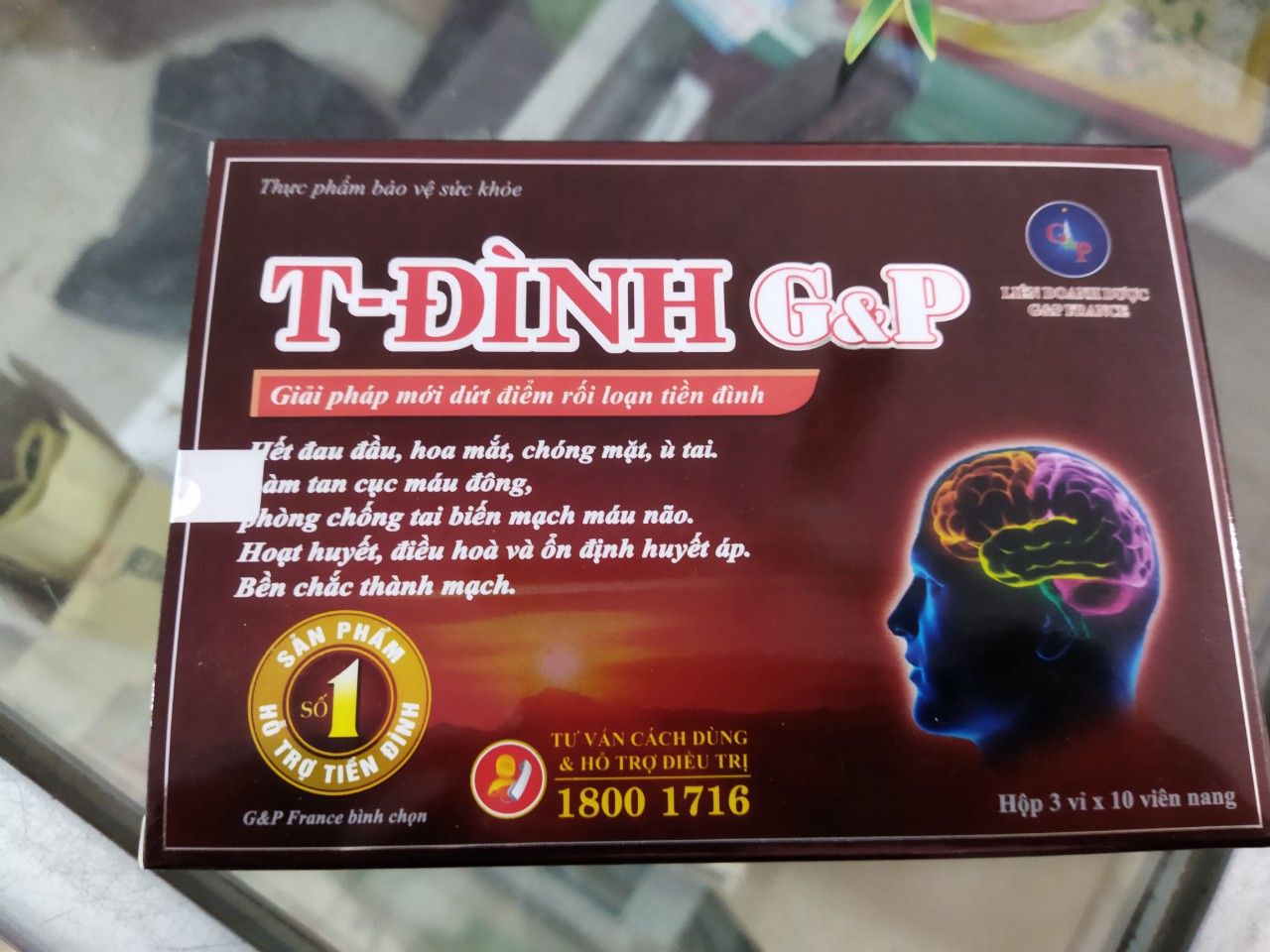 TIỀN ĐÌNH G&P - Giup giảm rối loạn tiền đình , tăng cường tuần hoàn , ổn định huyết áp.
