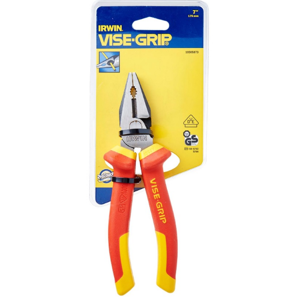 [HCM]1 x Kềm răng VDE 1000V 7"/175mm Irwin 10505873