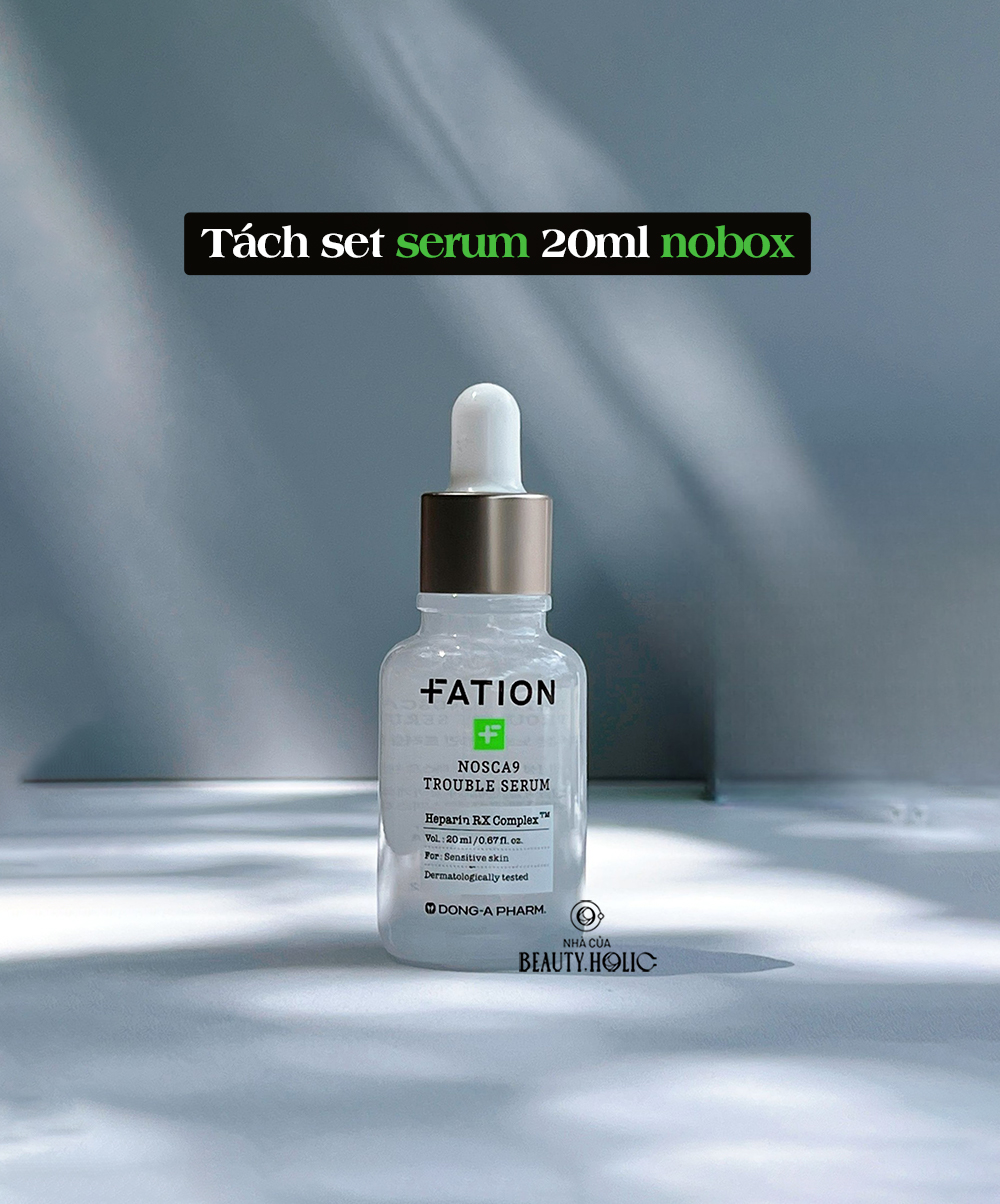 Serum & kem dưỡng dịu da giảm kích ứng fation nosca9 trouble