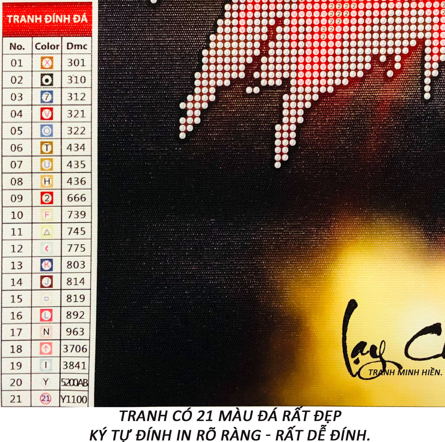 Tranh Đính Đá 5D - Lạy Chúa Con Tín Thác Vào Ngài 08 (Kèm Quà Tặng) - Tranh Minh Hiền (TỰ ĐÍNH ĐÁ)