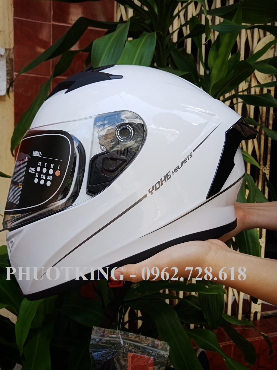 [Đủ màu - TĂNG GĂNG 100k] Mũ bảo hiểm Fullface Yohe 978 Plus