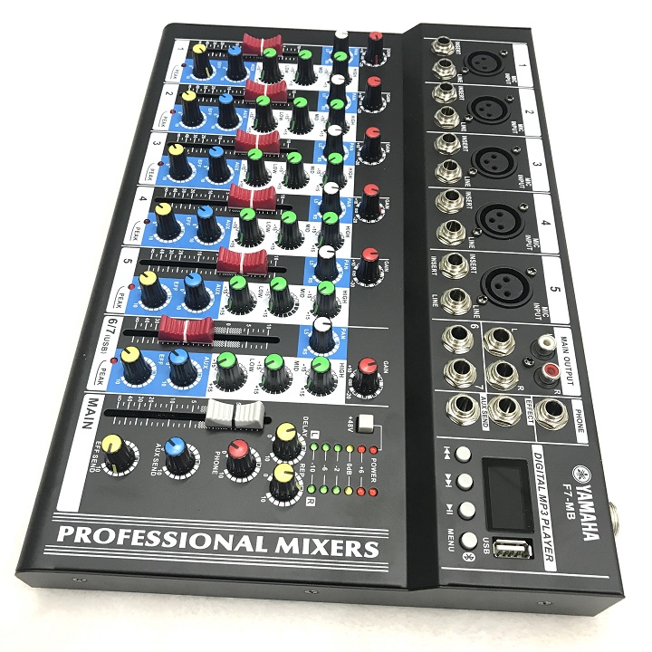 Mixer YAMAHA F7 USB phiên bản mới Bluetooth