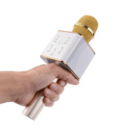 [HCM]Micro Bluetooth Karaoke Q7/Q7U Kiêm Sạc Dự Phòng