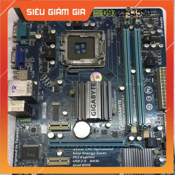 Bảng giá Mainboard Bo mạch máy tính Gigabyte G41 Ram3 Phong Vũ