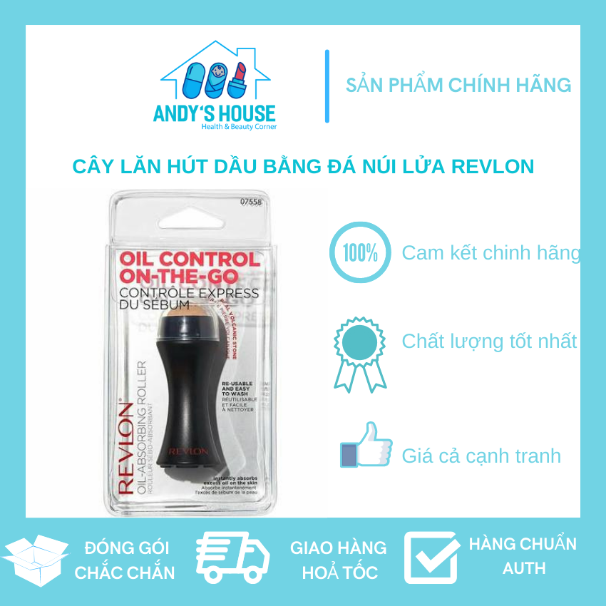 Cây Lăn Hút Dầu Cho Mặt Bằng Đá Núi Lửa Revlon
