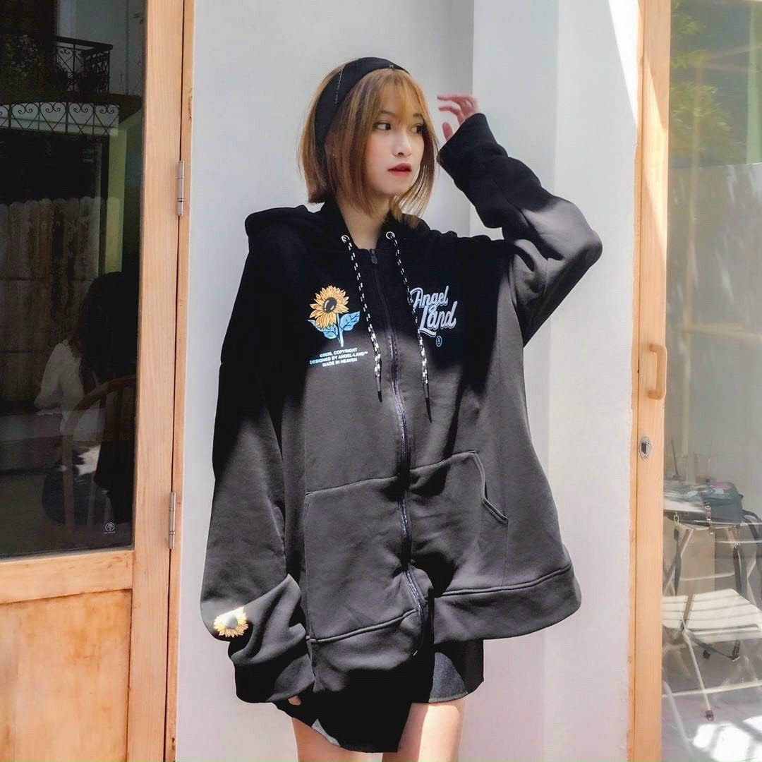 Áo Khoác Hoodies Nỉ Ngoại Nữ Hướng Dương (HÌNH THẬT) Thời Trang Đường Phố Phong Cánh AO TOP Áo Khoác Hoodies Nỉ Ngoại Nữ (HÌNH THẬT) Thời Trang Đường Phố Phong Cánh AO TOP