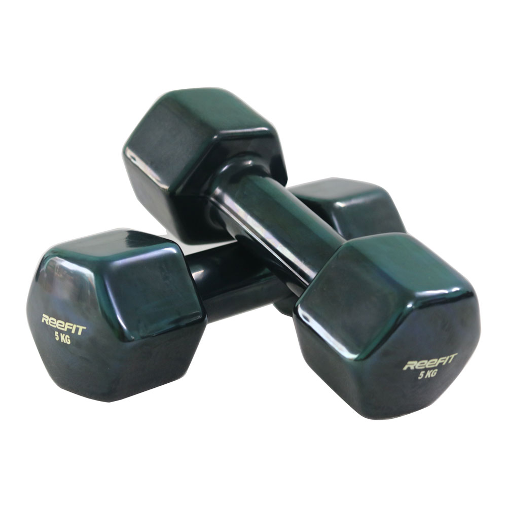 Tạ tay cao su 5kg Reefit (1 cái)