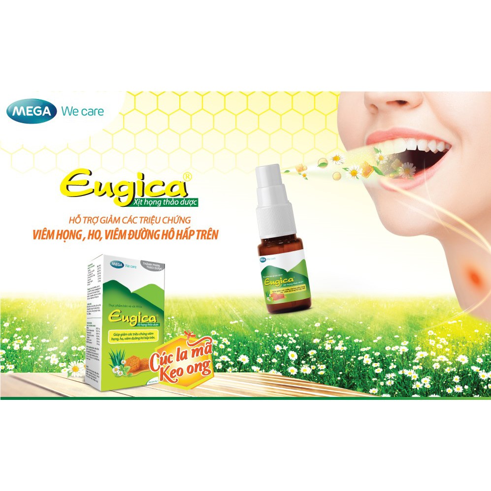 XỊT HỌNG EUGICA THẢO DƯỢC CHAI 10ML