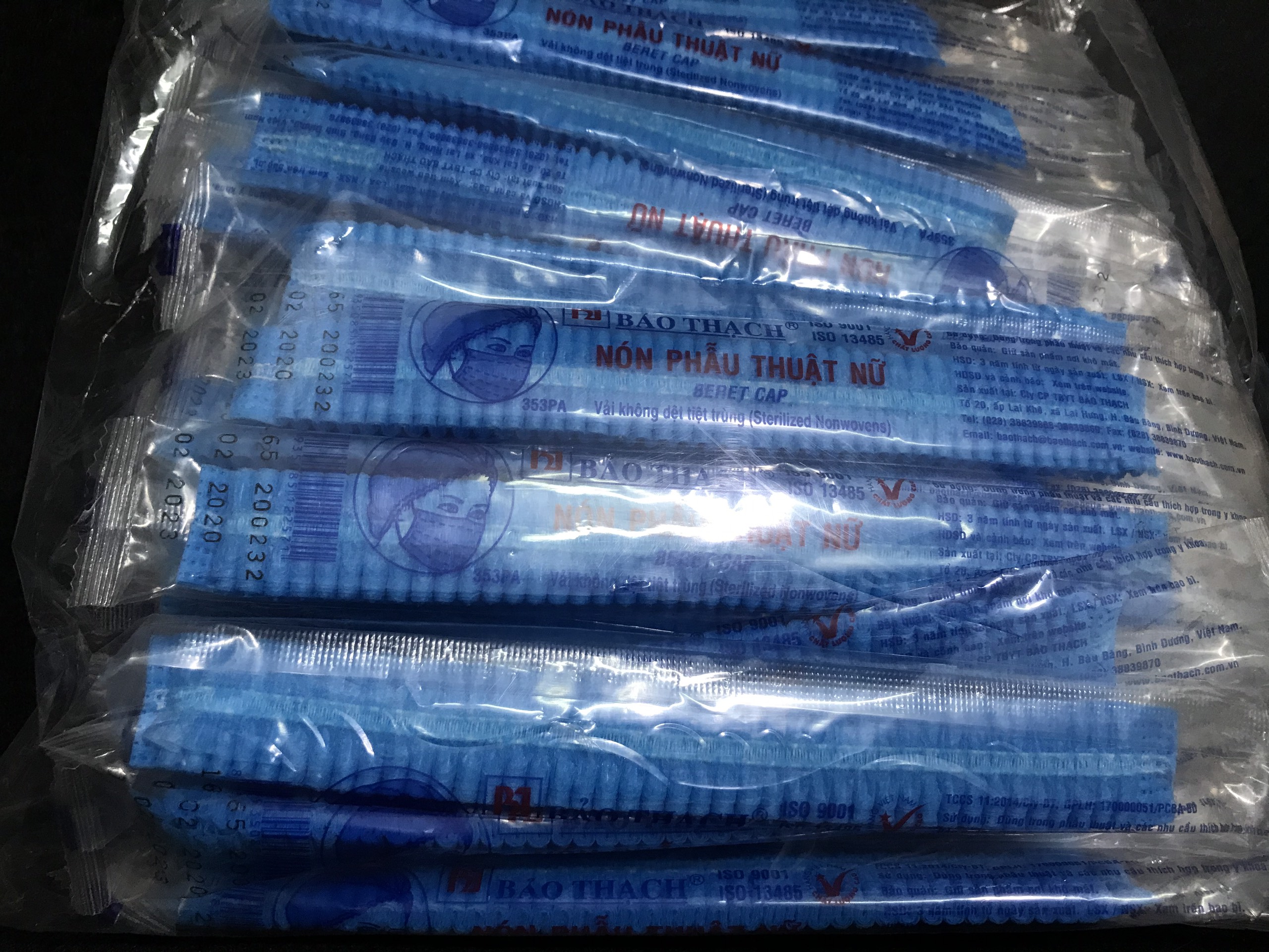 Nón phẫu thuật con sò nữ (Gói 50 cái)