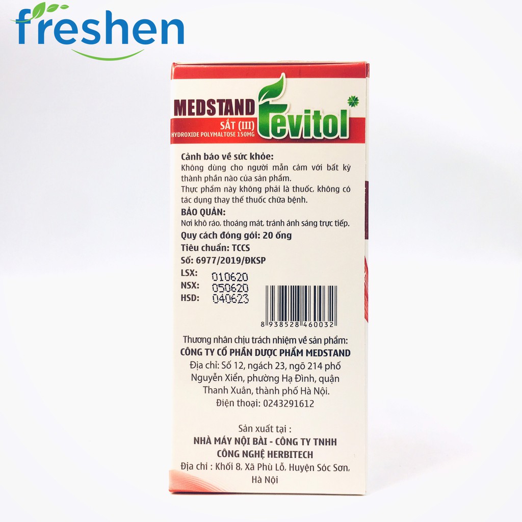 Thực phẩm bổ sung sắt MEDSTAND FEVITOL