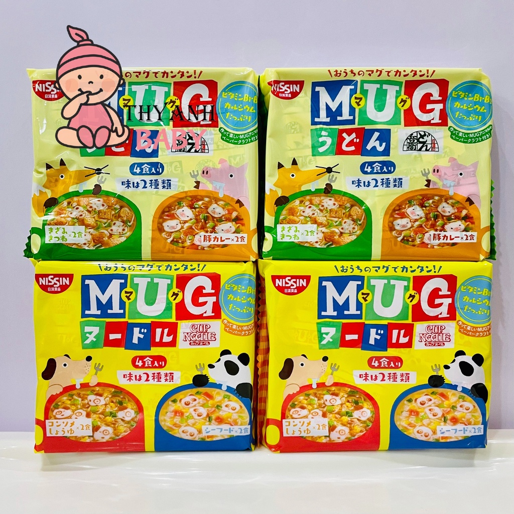 Mỳ Mug Nissin Ăn Liền Cho Bé
